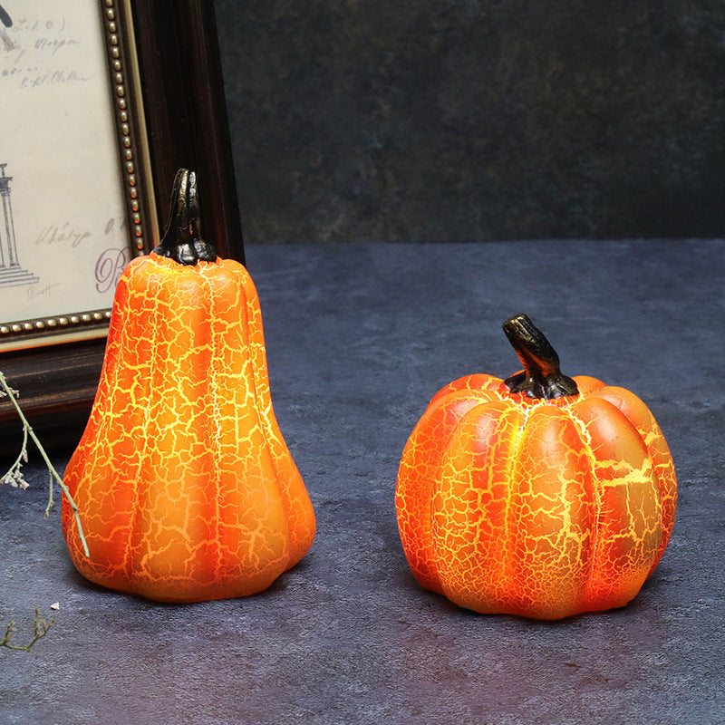 Lanterna di zucca di Halloween candela a LED