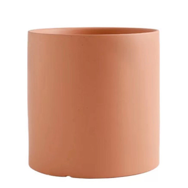 Vaso da fiori in ceramica colorata in stile industriale nordico