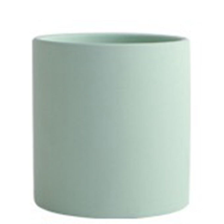 Vaso da fiori in ceramica colorata in stile industriale nordico