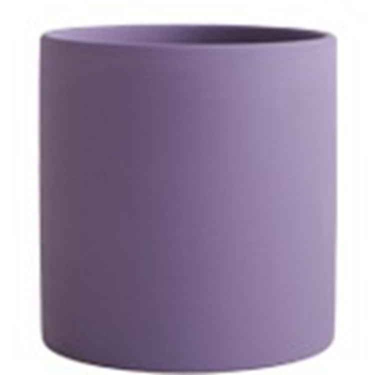 Vaso da fiori in ceramica colorata in stile industriale nordico