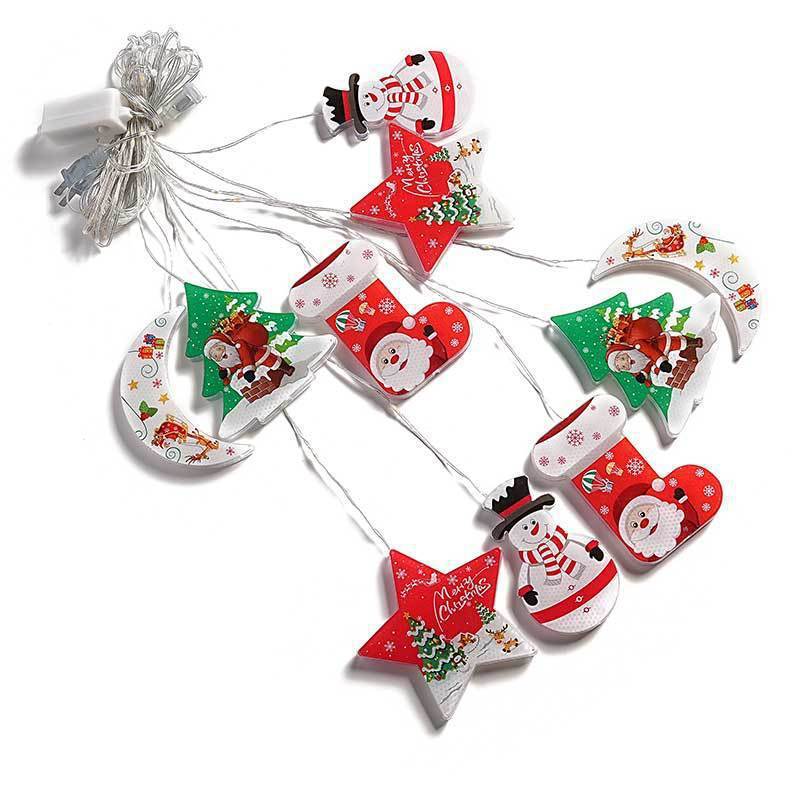 Luci natalizie con filo rivestito in gomma