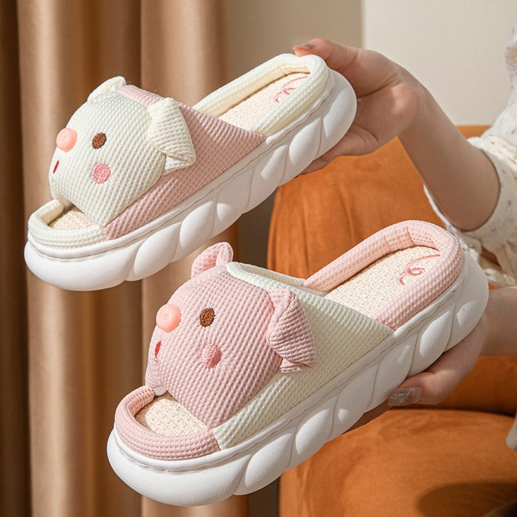 Pantofole aperte Piggy Cute Couple