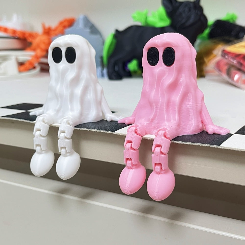 Fantasma di Halloween con giunti mobili