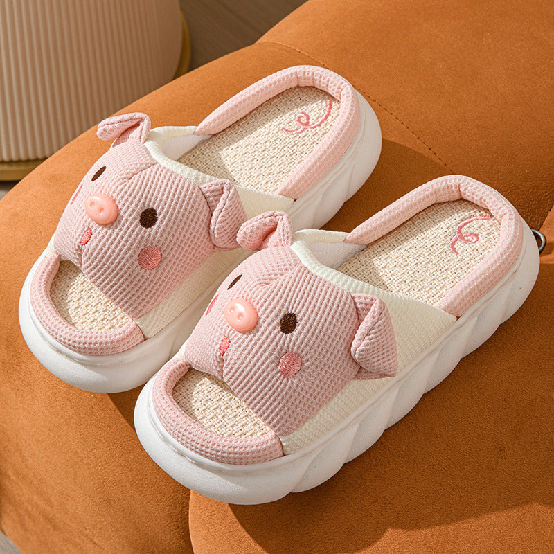 Pantofole aperte Piggy Cute Couple