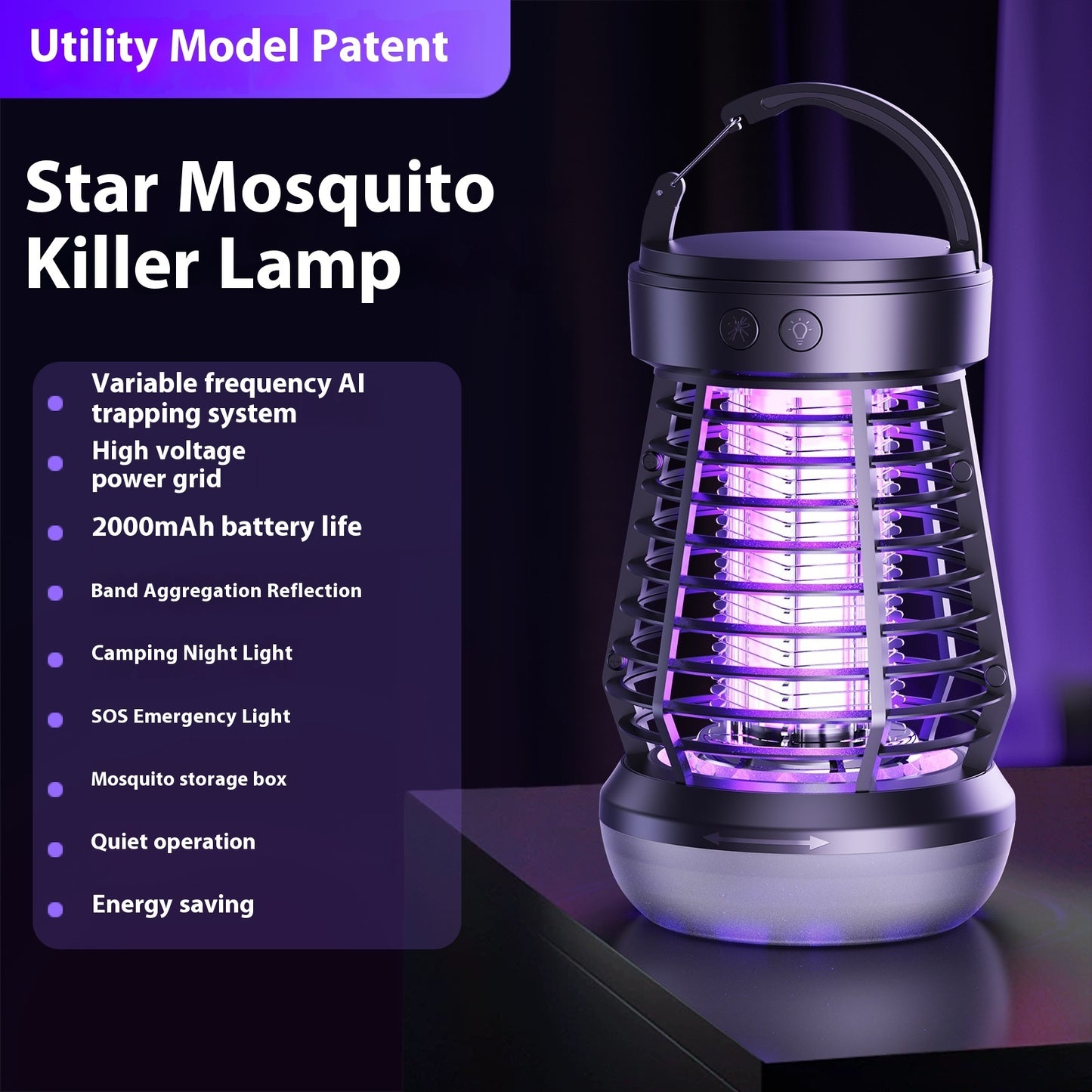 2in1 Mosquito Killer Lamp