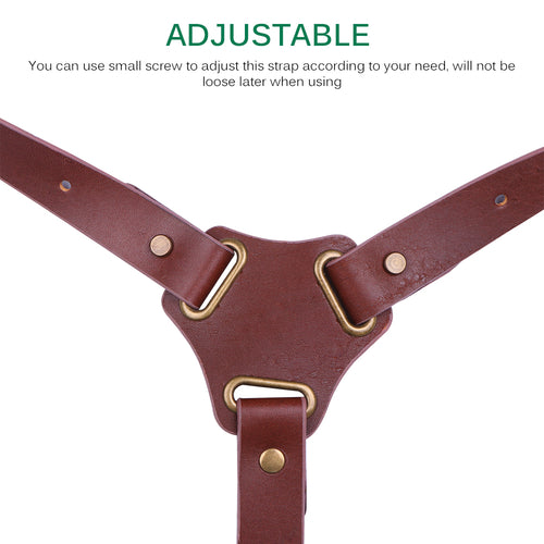 Tracolla per fotocamera in pelle