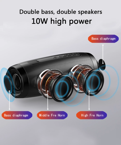 Altoparlante Bluetooth senza fili con luce LED