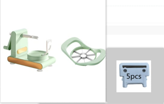 Sbucciatrice multifunzionale a manovella