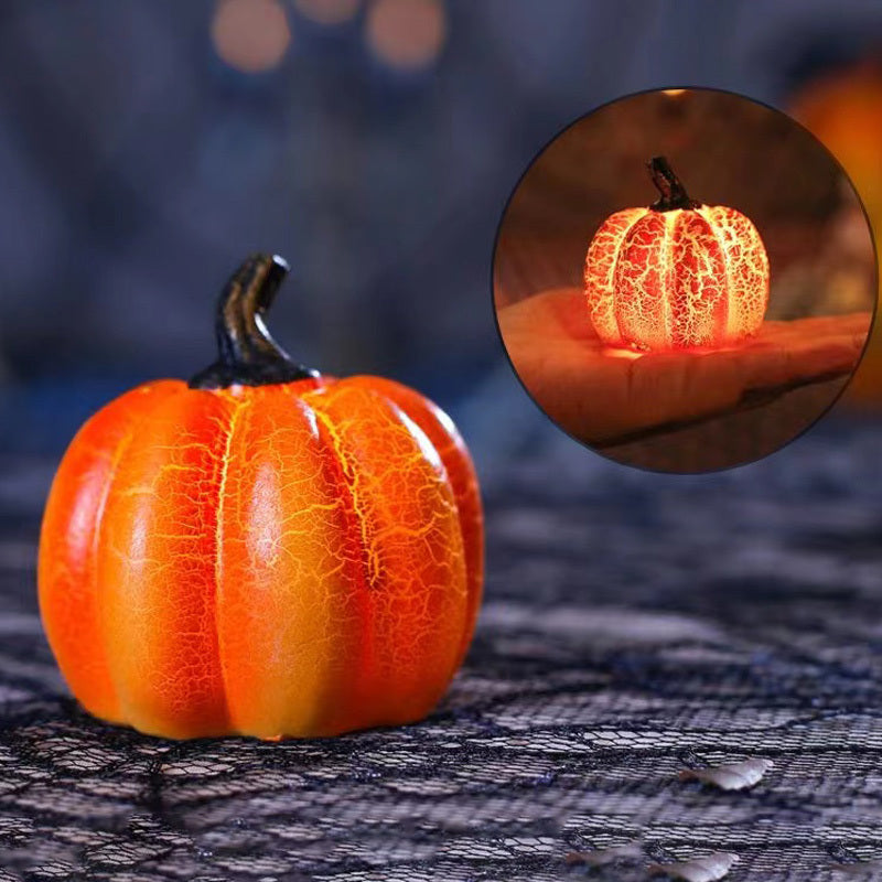 Lanterna di zucca di Halloween candela a LED