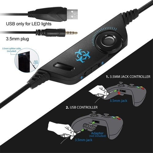 Dragon Stereo LED Gaming Headset