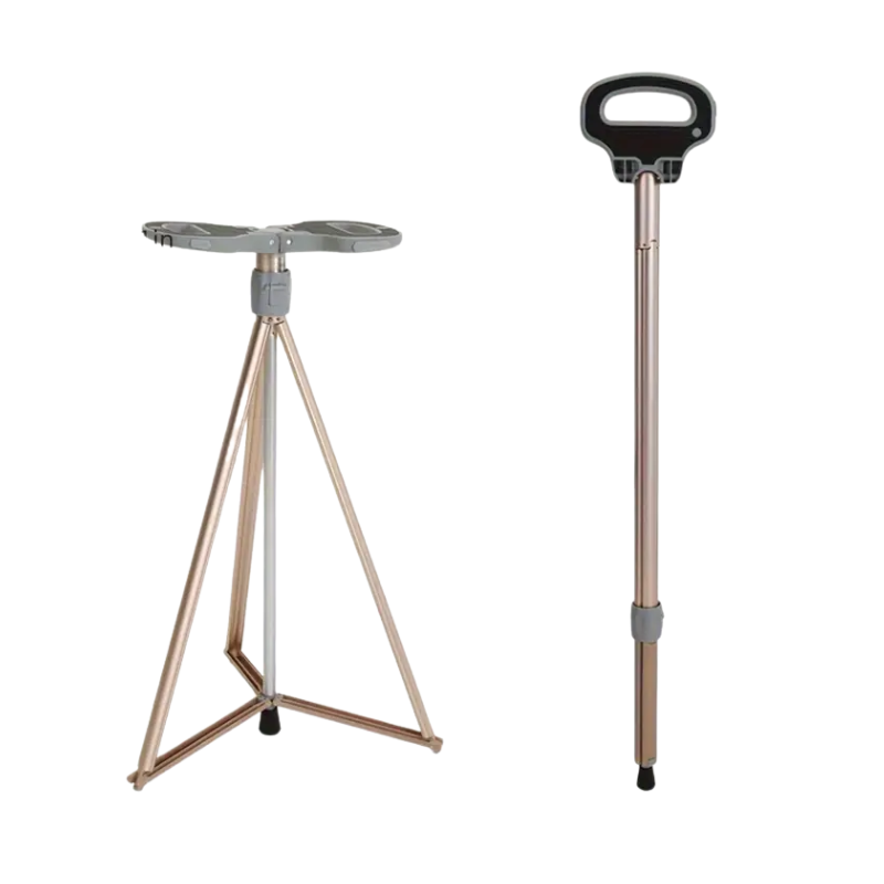 Bastone da trekking portatile con sedia